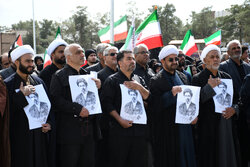 اجتماع بیعت مردم بیرجند با آیت الله سید مجتبی خامنه‌ای