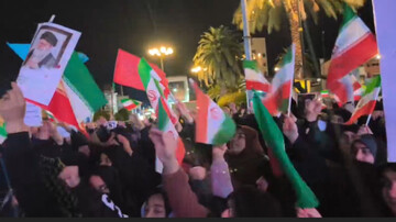 اجتماع شبانه عاشقان رهبری در بهشهر