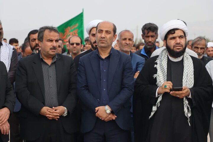 ۲شهید اقتدار وطن در شهرستان دشتی تشییع و خاکسپاری شدند
