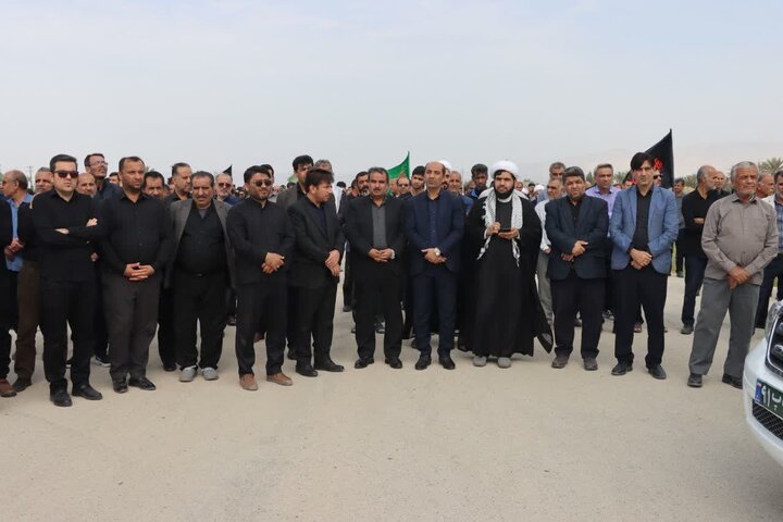 ۲شهید اقتدار وطن در شهرستان دشتی تشییع و خاکسپاری شدند