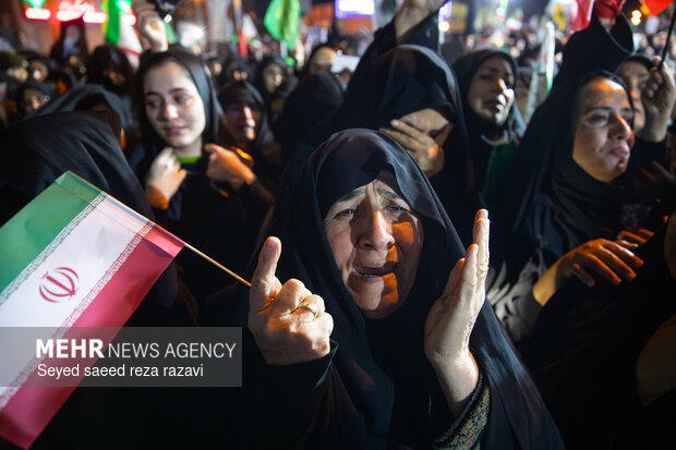 مراسم وداع با شهیدان مهدی توکلی و عباسعلی زاهدی بیدگلی