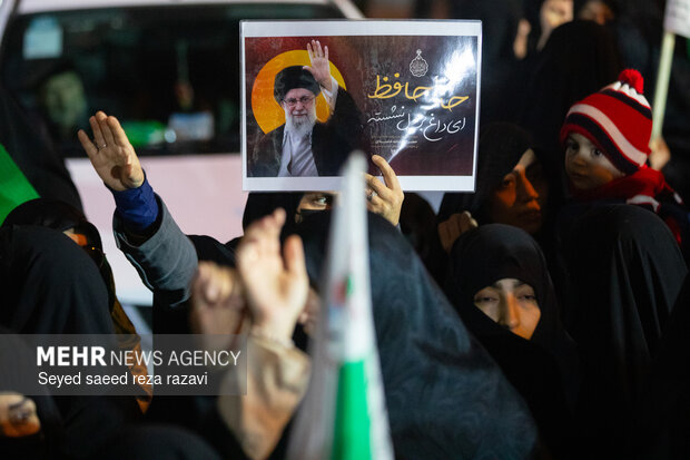 مراسم وداع با شهیدان مهدی توکلی و عباسعلی زاهدی بیدگلی