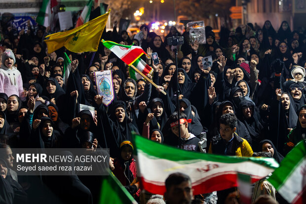 مراسم وداع با شهیدان مهدی توکلی و عباسعلی زاهدی بیدگلی
