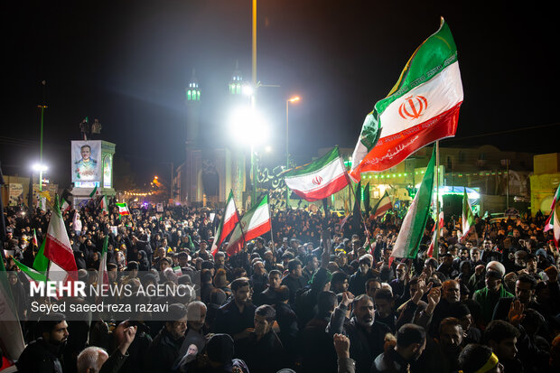 مراسم وداع با شهیدان مهدی توکلی و عباسعلی زاهدی بیدگلی