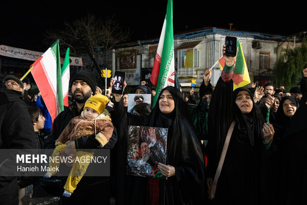 شادی مردم گرگان پس از اعلام رهبری آیت الله مجتبی خامنه‌ای