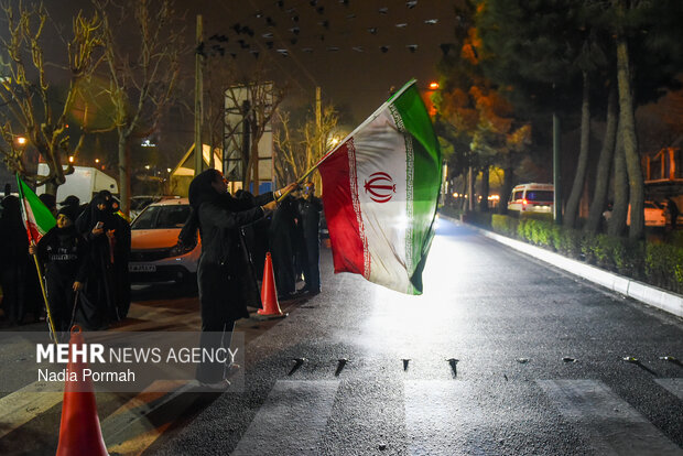 شادی مردم کرج پس از اعلام رهبری آیت الله مجتبی خامنه‌ای