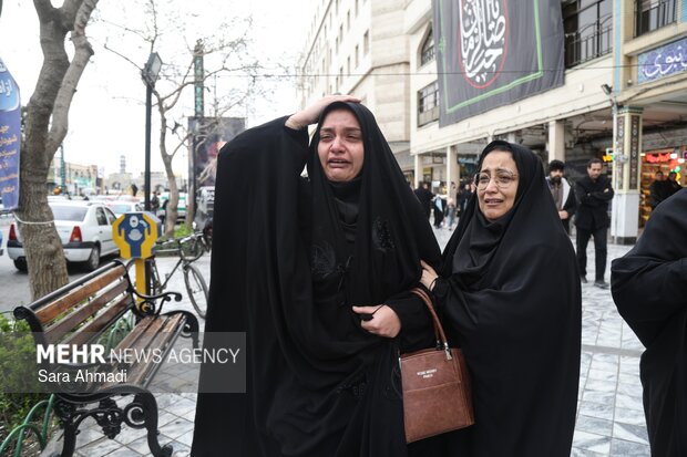 تشییع پیکر مطهر ۲ شهید در مشهد