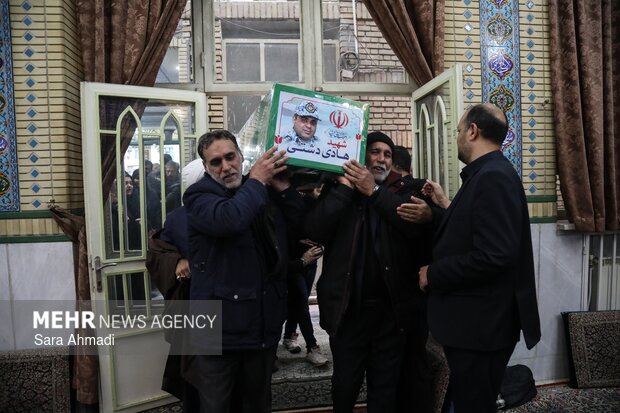 تشییع پیکر مطهر ۲ شهید در مشهد