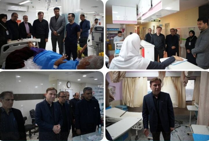 استاندار بوشهر: کادر درمان فداکارانه در کنار مردم ایستاده‌اند