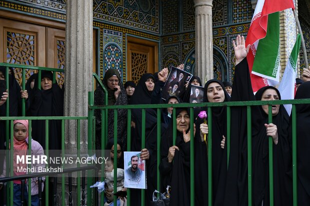 تشییع ۱۸ شهید حمله آمریکایی_صهیونیستی در قم