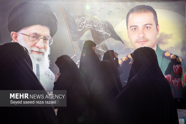مراسم تشیع پیکر مطهر شهدای حملات صهیونی-آمریکایی