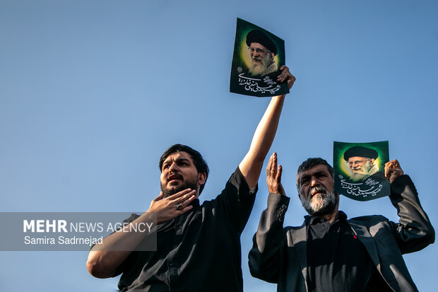 مراسم بیعت با سومین رهبر انقلاب اسلامی در تهران