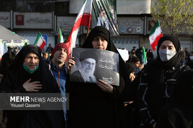 مراسم بیعت با سومین رهبر انقلاب اسلامی در تهران