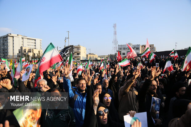 مراسم بیعت با سومین رهبر انقلاب اسلامی در تهران