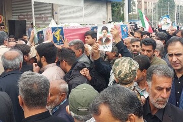 پیکر مطهر ۲ شهید اقتدار در بوشهر تشییع شد