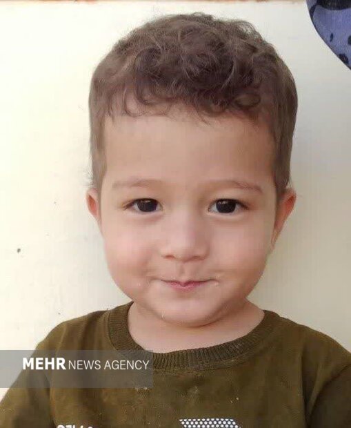 تصویر کودک لرستانی که در حملات امروز دشمن شهید شد