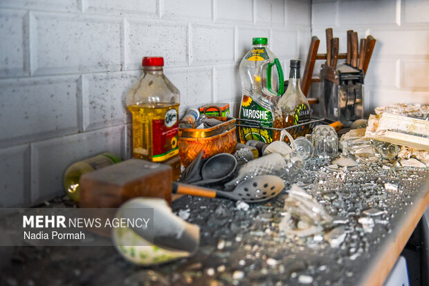 تجاوز آمریکایی - صهیونیستی به منازل مسکونی در کرج