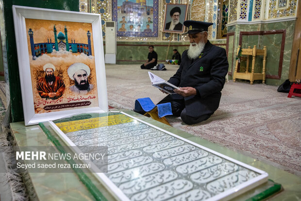 مراسم جزخوانی قرآن کریم به یاد رهبر شهید انقلاب