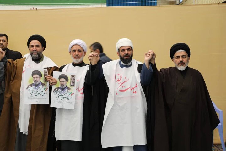 بیعت علمای آذربایجان غربی با رهبر معظم انقلاب؛جهبه مقاومت تداوم دارد