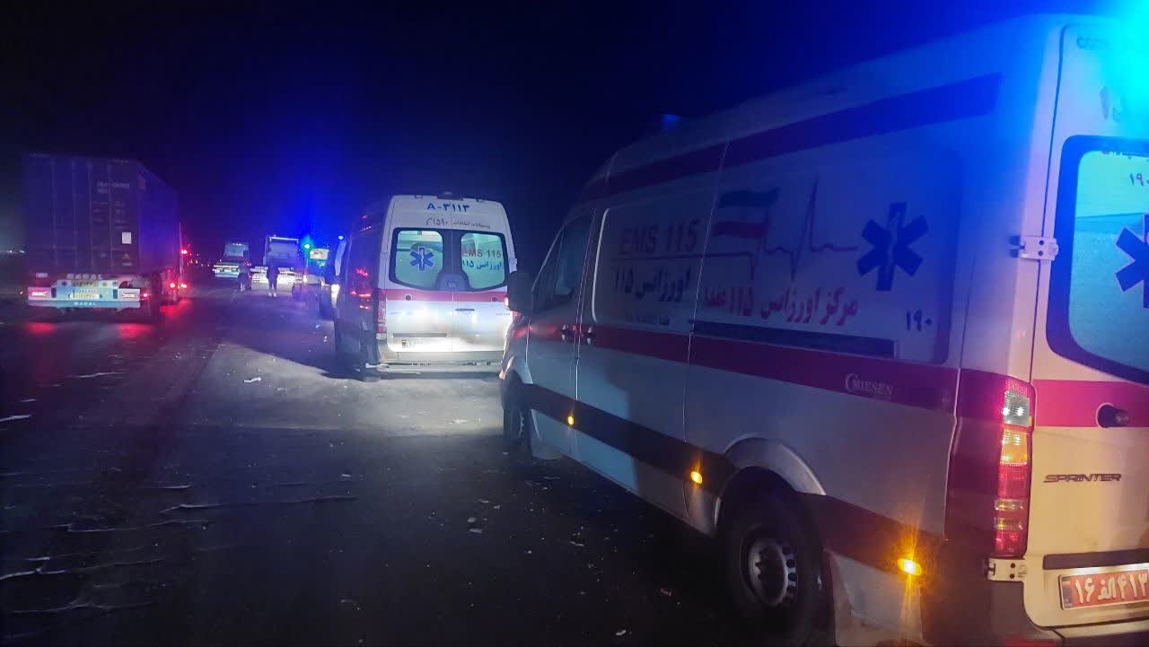 انحراف به چپ پژو ۴۰۵ علت تصادف در تونل پاتاوه
