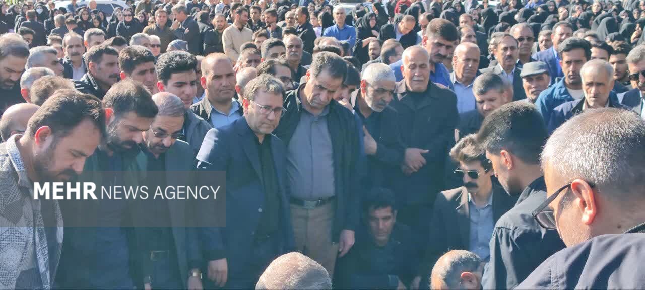 تشییع پیکر شهدای سازمان جهاد کشاورزی لرستان