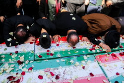 تشییع شهدای حملات اخیر دشمنان در قم