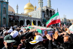 تشییع پیکر ۶ شهید حمله آمریکایی - صهیونیستی در قم