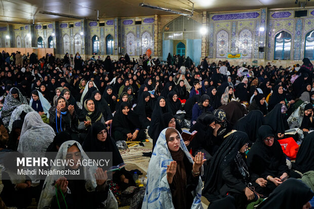 احیای شب بیست و یکم ماه مبارک رمضان در یاسوج