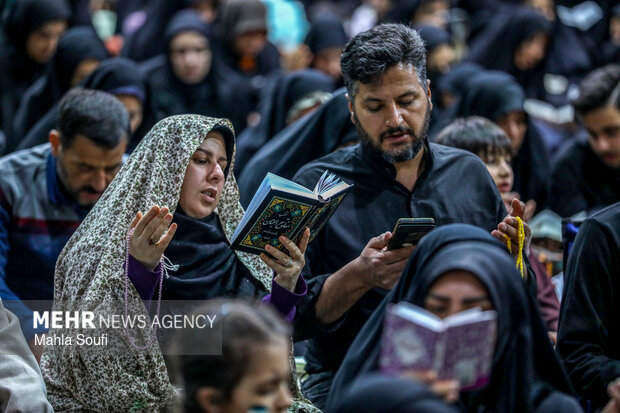 احیای شب بیست و یکم ماه مبارک رمضان در اراک
