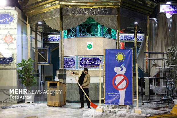 احیای شب بیست و یکم ماه مبارک رمضان در امام‌زاده صالح (ع) تهران