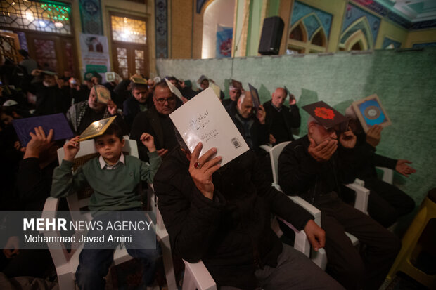 احیای شب بیست و یکم ماه مبارک رمضان در قزوین