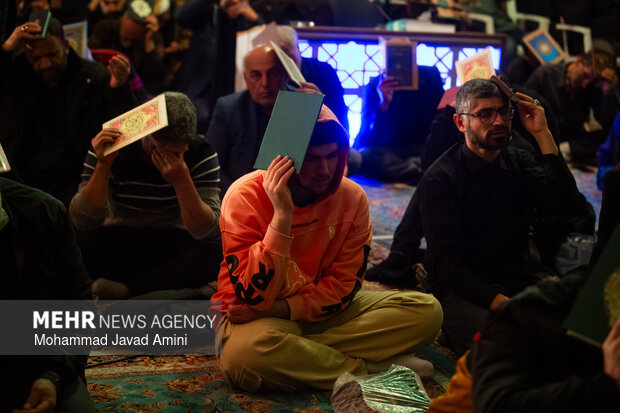 احیای شب بیست و یکم ماه مبارک رمضان در قزوین