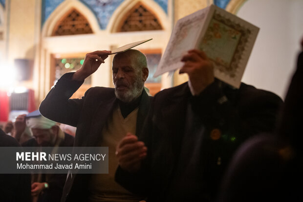 احیای شب بیست و یکم ماه مبارک رمضان در قزوین