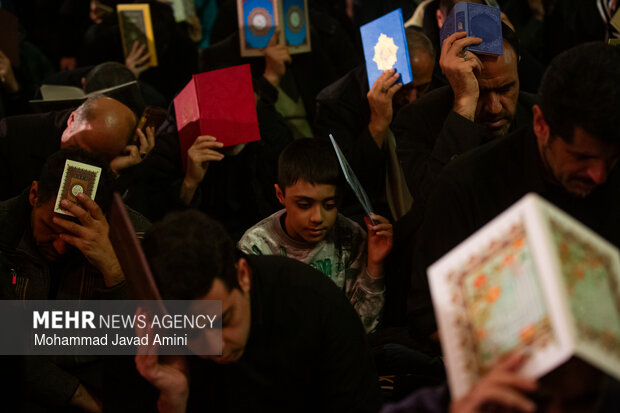 احیای شب بیست و یکم ماه مبارک رمضان در قزوین