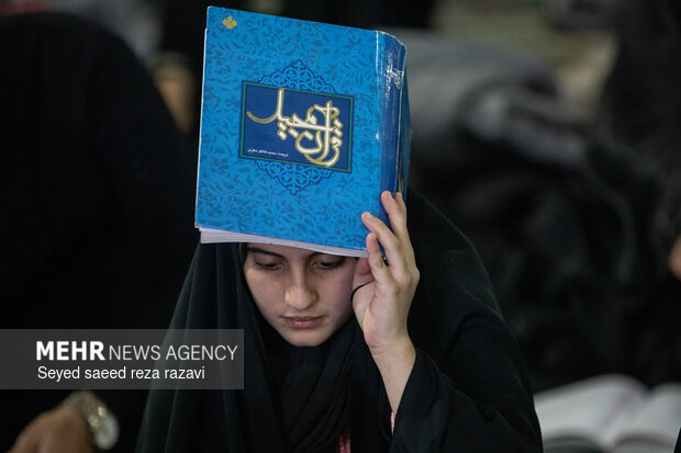 احیای شب بیست و یکم ماه مبارک رمضان در امامزاده هلال بن علی (ع)