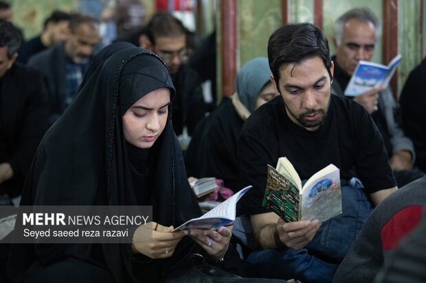 احیای شب بیست و یکم ماه مبارک رمضان در امامزاده هلال بن علی (ع)