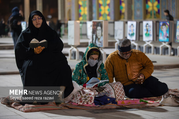 احیای شب بیست و یکم ماه مبارک رمضان در امامزاده هلال بن علی (ع)