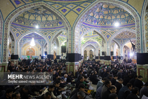 احیای شب بیست و یکم ماه مبارک رمضان در امامزاده هلال بن علی (ع)