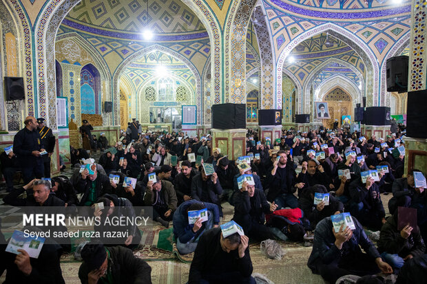 احیای شب بیست و یکم ماه مبارک رمضان در امامزاده هلال بن علی (ع)