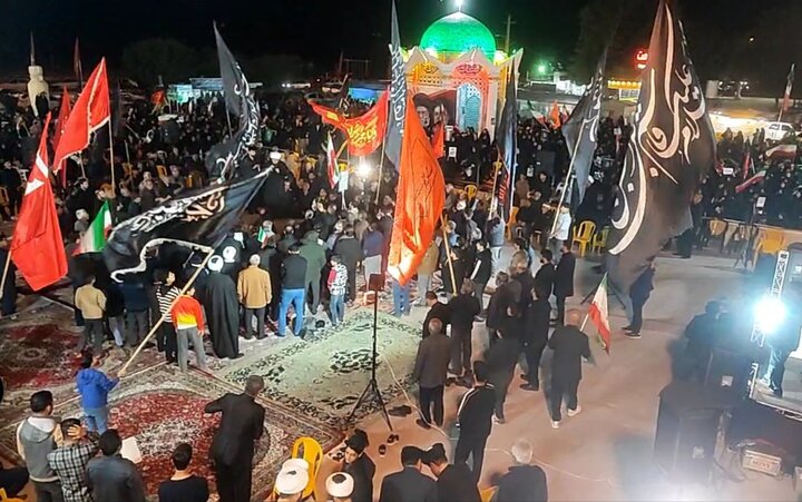 آئین های شب ۲۱ رمضان در گناوه برگزار شد