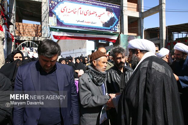 تشییع پیکر مطهر شهید «ابوالفضل آدینه پور قوچانی» در شیروان