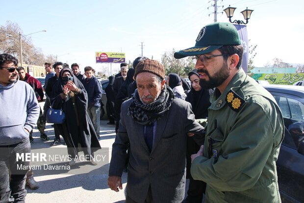 تشییع پیکر مطهر شهید «ابوالفضل آدینه پور قوچانی» در شیروان