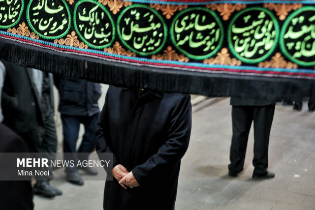 عزاداری شهادت حضرت علی (ع) در بازار تبریز