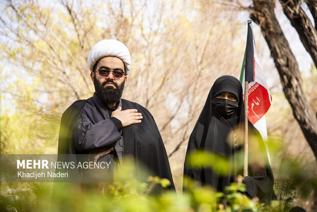 تشییع پیکر مطهر ۸ شهید حمله آمریکایی- صهیونی در اصفهان