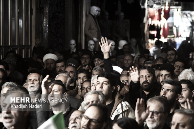 عزاداری بازاریان اصفهان در سوگ امام علی (ع)