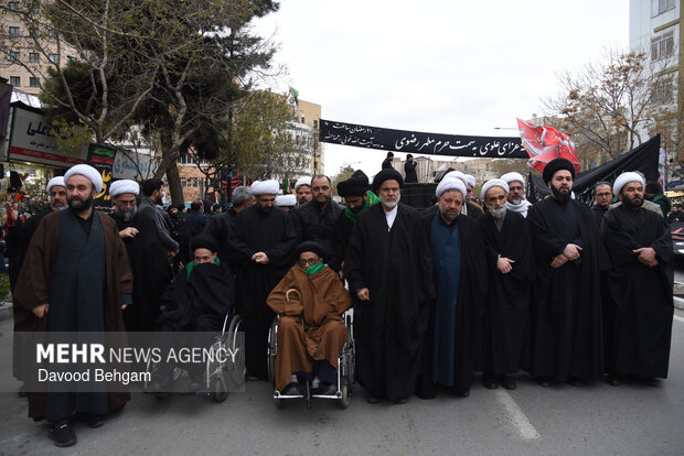 دسته عزاداران علوی در مشهد