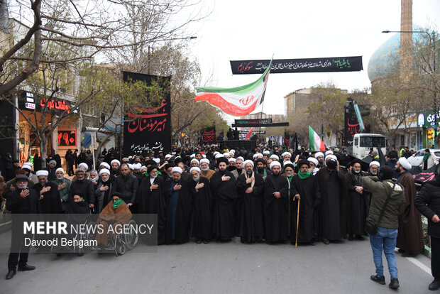 دسته عزاداران علوی در مشهد