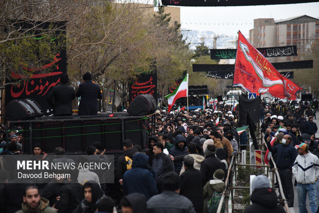 دسته عزاداران علوی در مشهد