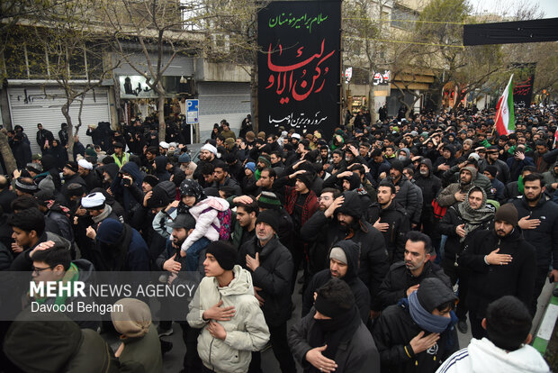 دسته عزاداران علوی در مشهد