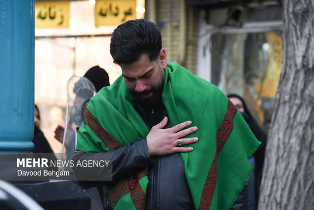 دسته عزاداران علوی در مشهد